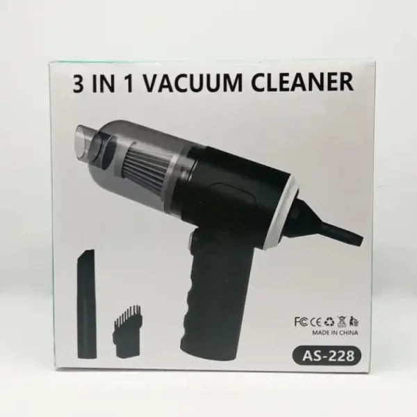 3 In 1 Portable Vacuum Cleaner Wireless Hand-held Cleaning For Car