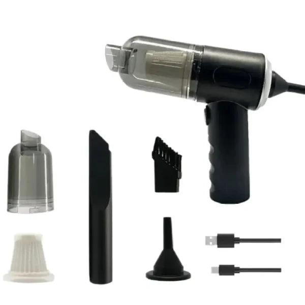 3 In 1 Portable Vacuum Cleaner Wireless Hand-held Cleaning For Car
