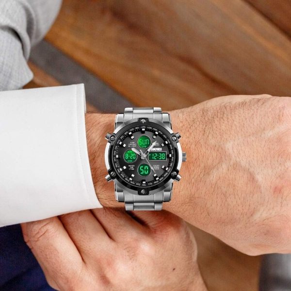 Skemie 1389 Men’s Digital Analog and Waterproof Watch