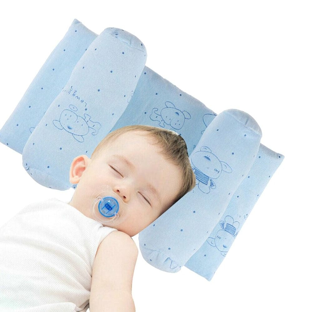 Adjustable Soft Head Shaping Newborn Pillow For Flat Head Prevention, Breathable & Portable Infant Cushion