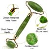 Jade Roller And Gua Sha Flawless Jade Roller With Guasha (marble Stone)