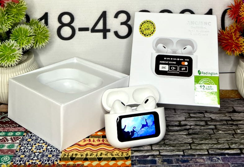 A9 Pro Digital Display Case Airpods / Anc/enc Touch Screen Wireless Earbuds