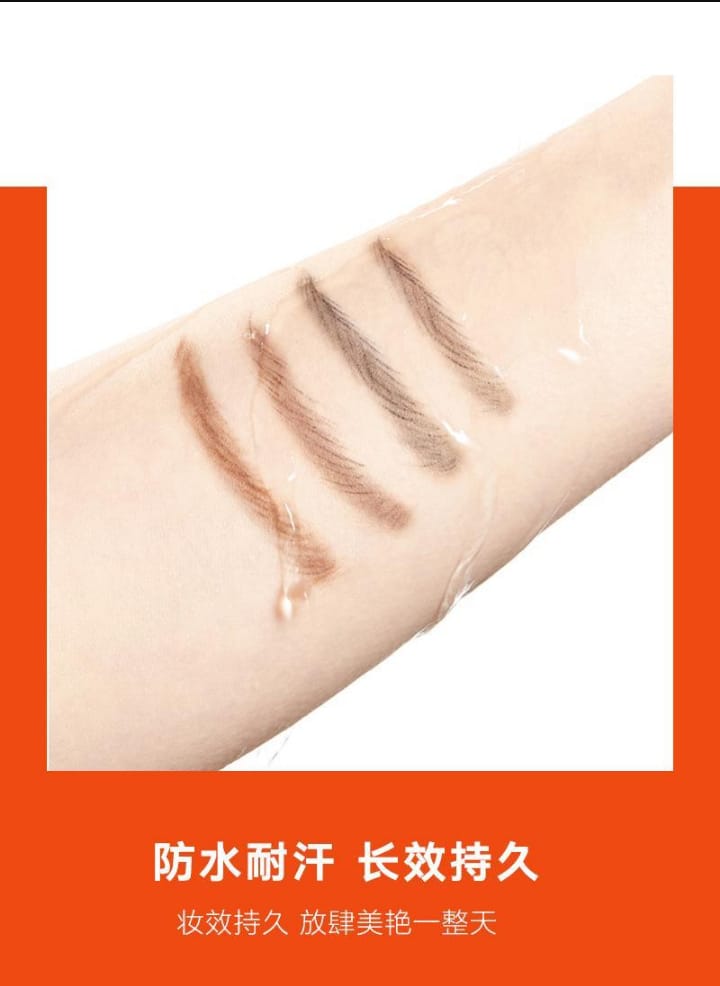 Aiqilai 3 In 1 Eyebrow Pencil | Eyebrow Pencil Gel | Anti-smudge | Long-lasting | Three-in-one | Double-headed | Folding Eyebrow Trimming Knife | Brush