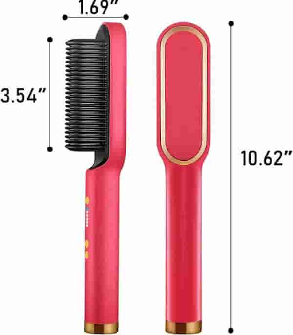Hqt-909b Electric Professional Hair Straightening Brush