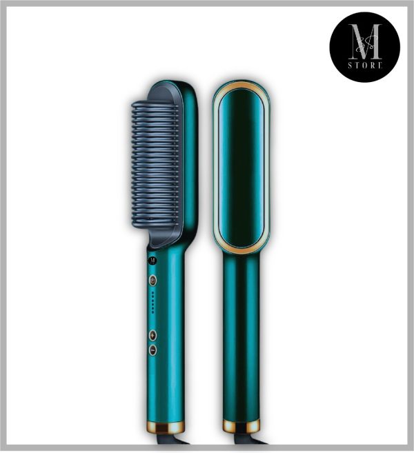 Hqt-909b Electric Professional Hair Straightening Brush