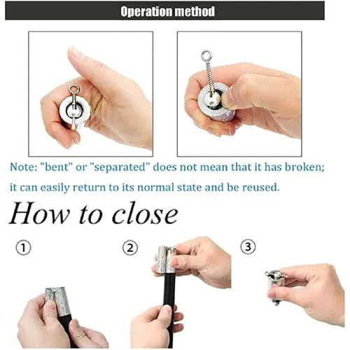 Magic Extendable Metal Stick For Self Defence And Fun Magic Pocket Stick (silver)
