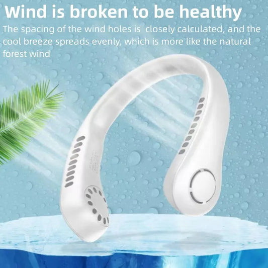 Rechargeable neck fan