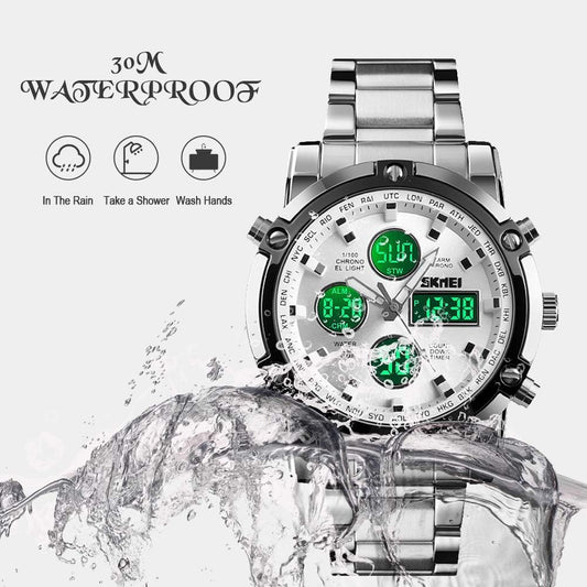 Skemie 1389 Men’s Digital Analog and  Waterproof Watch