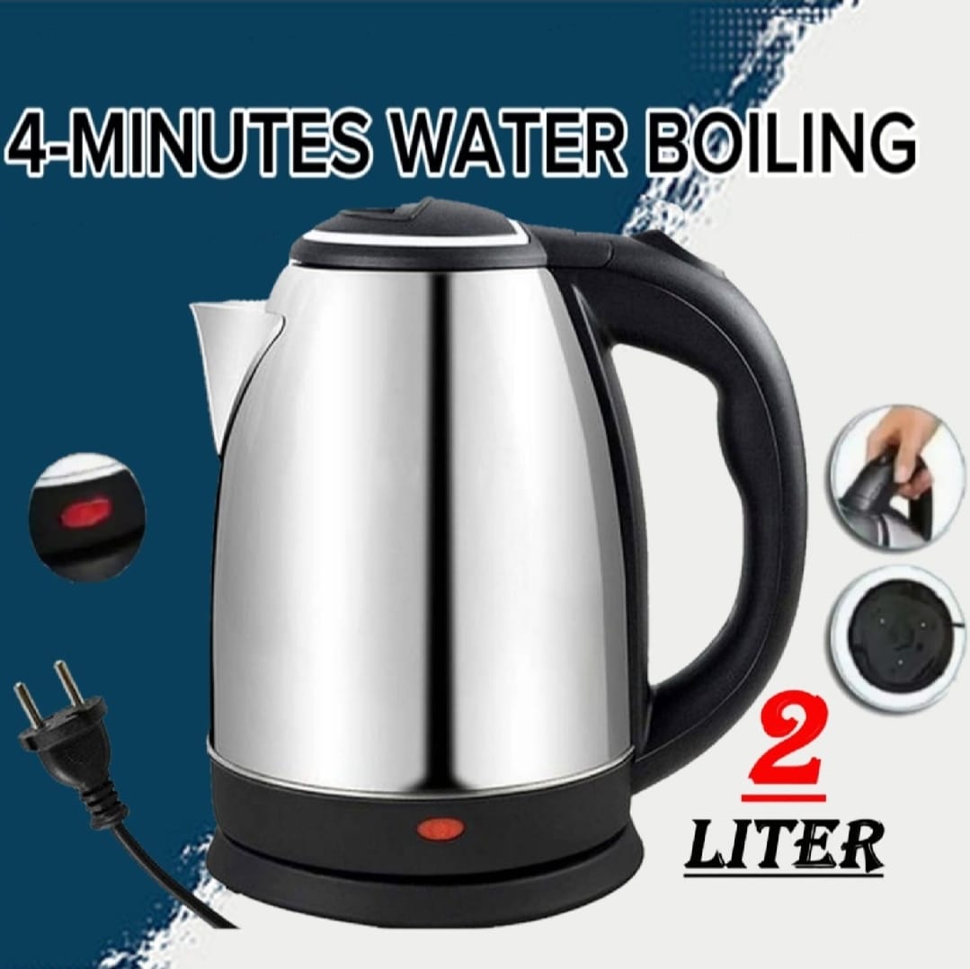 Automatic Electric Kettle 2.0l – Stainless Steel Hot Water Boiler With Auto Shut-off, Led Display &amp; Temperature Control