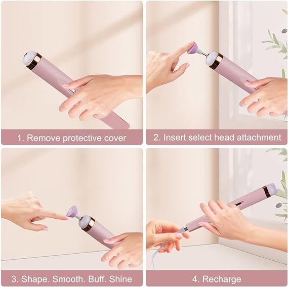 5 In 1 Professional Manicure Nail Grinding, Burnishing Machine