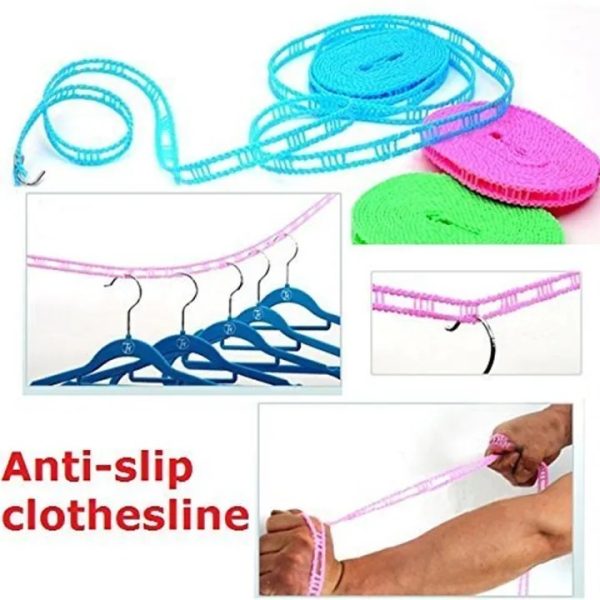 Plastic Cloth Hanging Rope Clothesline – 5 Meters